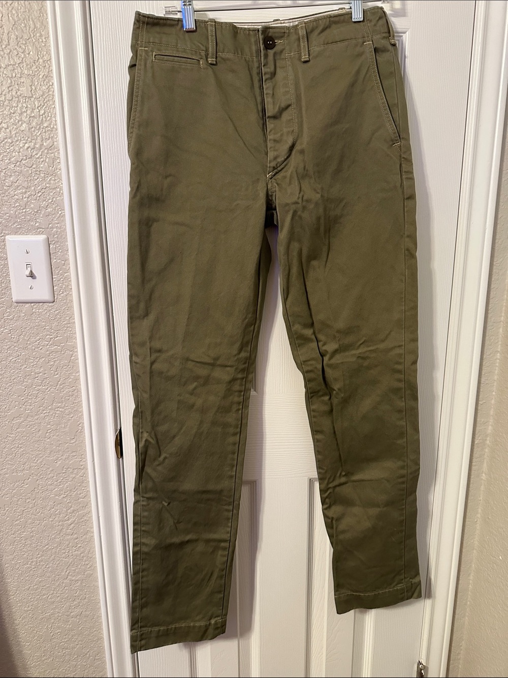 Olive Green Men's Chino Pants